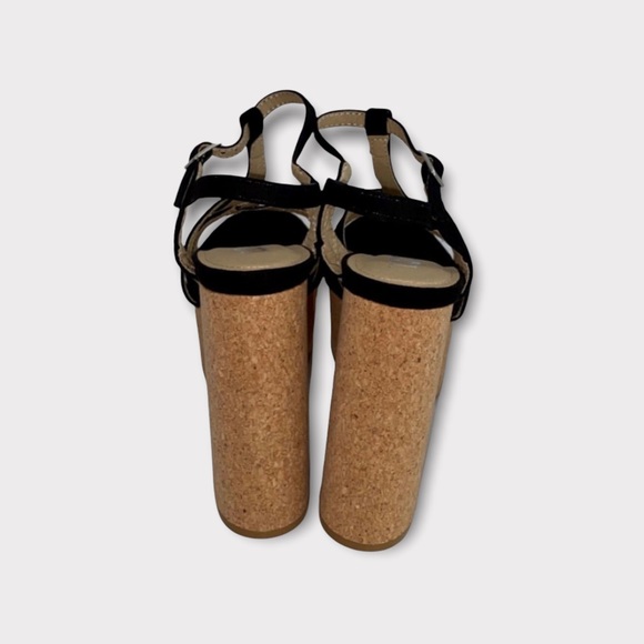 *New* Ego Mega platform Black and cork color Heel - Picture 4 of 4